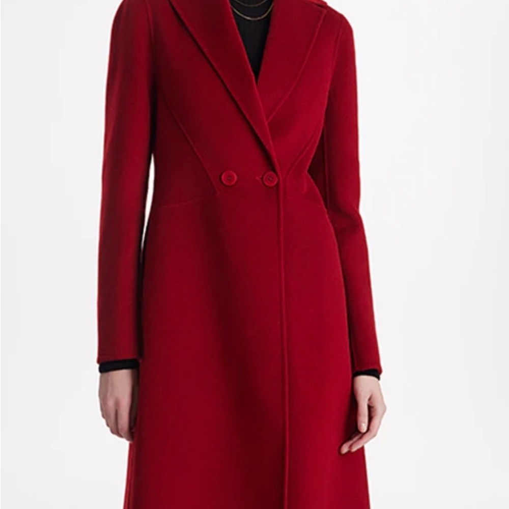 Elegant Red Women's Coat GOELIA